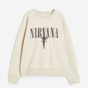 Nirvana beige sweatshirt - XL